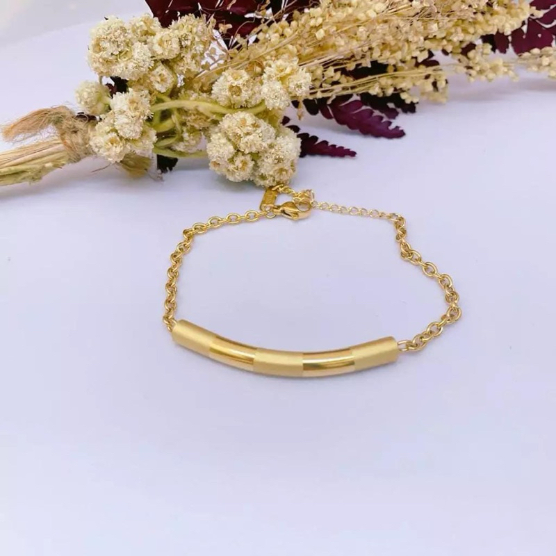 (aceh) Gelang Bambu titanium