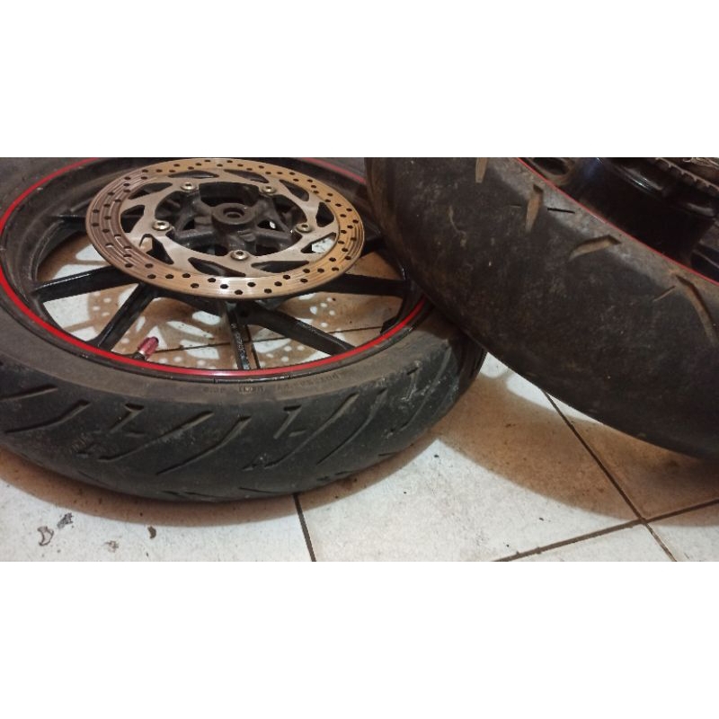 velg r15 v3 depan belakang plus piringan nap gear Bonus ban