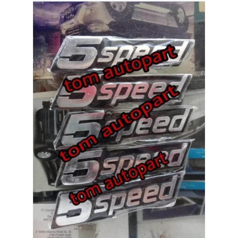 Emblem 5SPEED UNIVERSAL