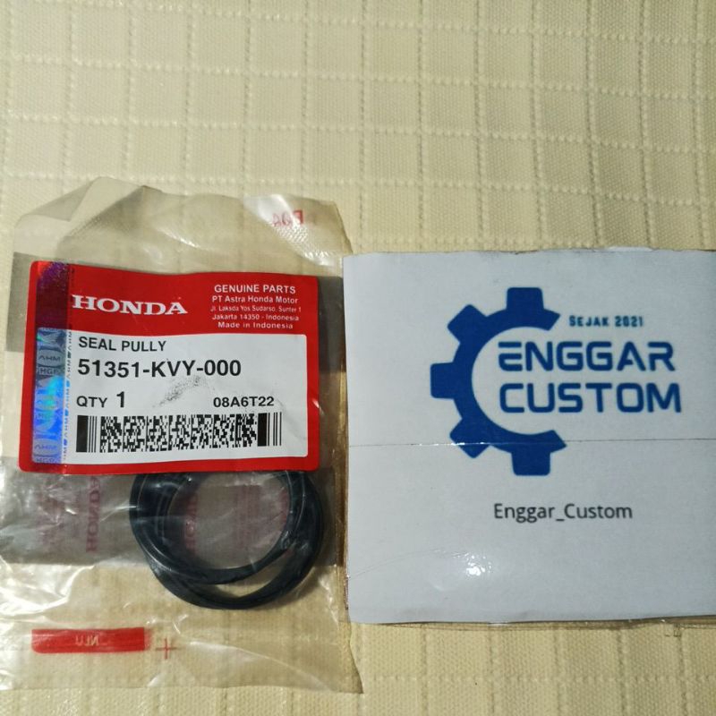 Part Kualitas Bagus Seal Pully Driven/Pully Belakang Beat Karbu. Satu set isi 4.