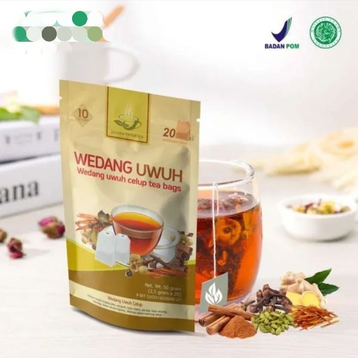 

Teh Celup Wedang Uwuh Komplit Herbal Tazakka Asli Original Isi 20 Kantung Kemasan