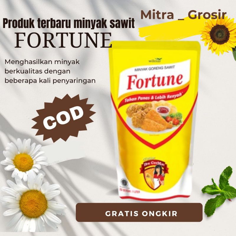 

FORTUNE MINYAK GORENG KELAPA SAWIT POUCH 1 L