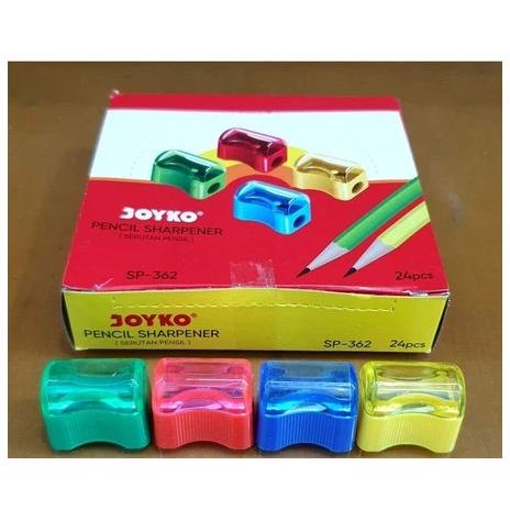 

AMS Rautan Joyko | Serutan Pensil | Sharpener Pensil Joyko SP-362| 1pack(24Pcs)