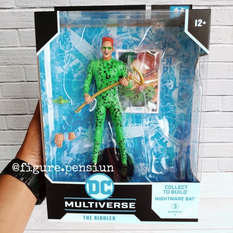 DC MULTIVERSE MCFARLANE THE RIDDLER BATMAN FOREVER VAL KILMER NIGHTMARE BAT ACTION FIGURE