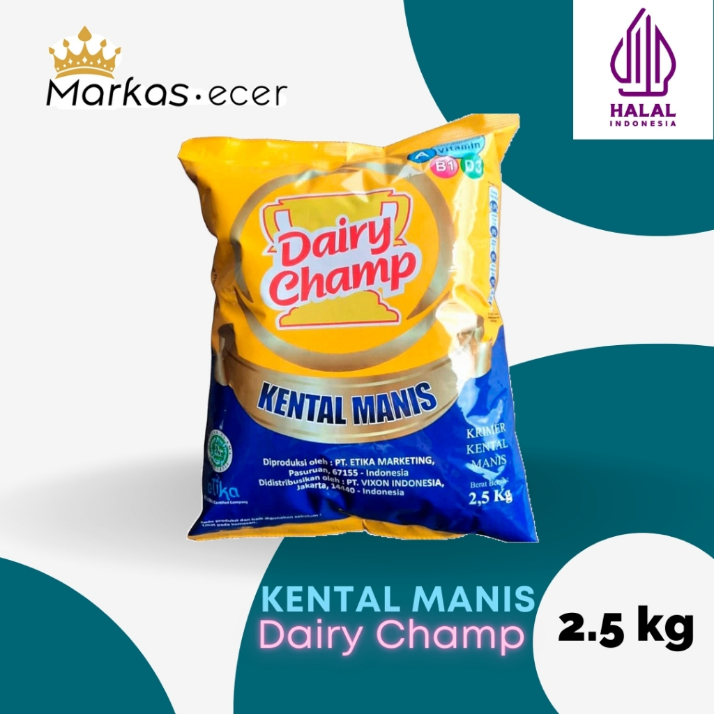 

Dairy Champ Susu Kental Manis Krimer 2.5 Kg Ecer