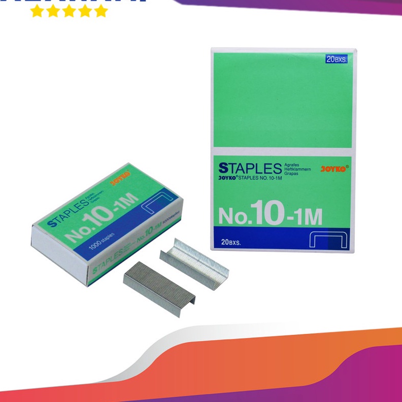 

PERFECT 1 BOX BESAR ISI STAPLES KENKO KECIL N 1 1M REFILL STAPLER No 1