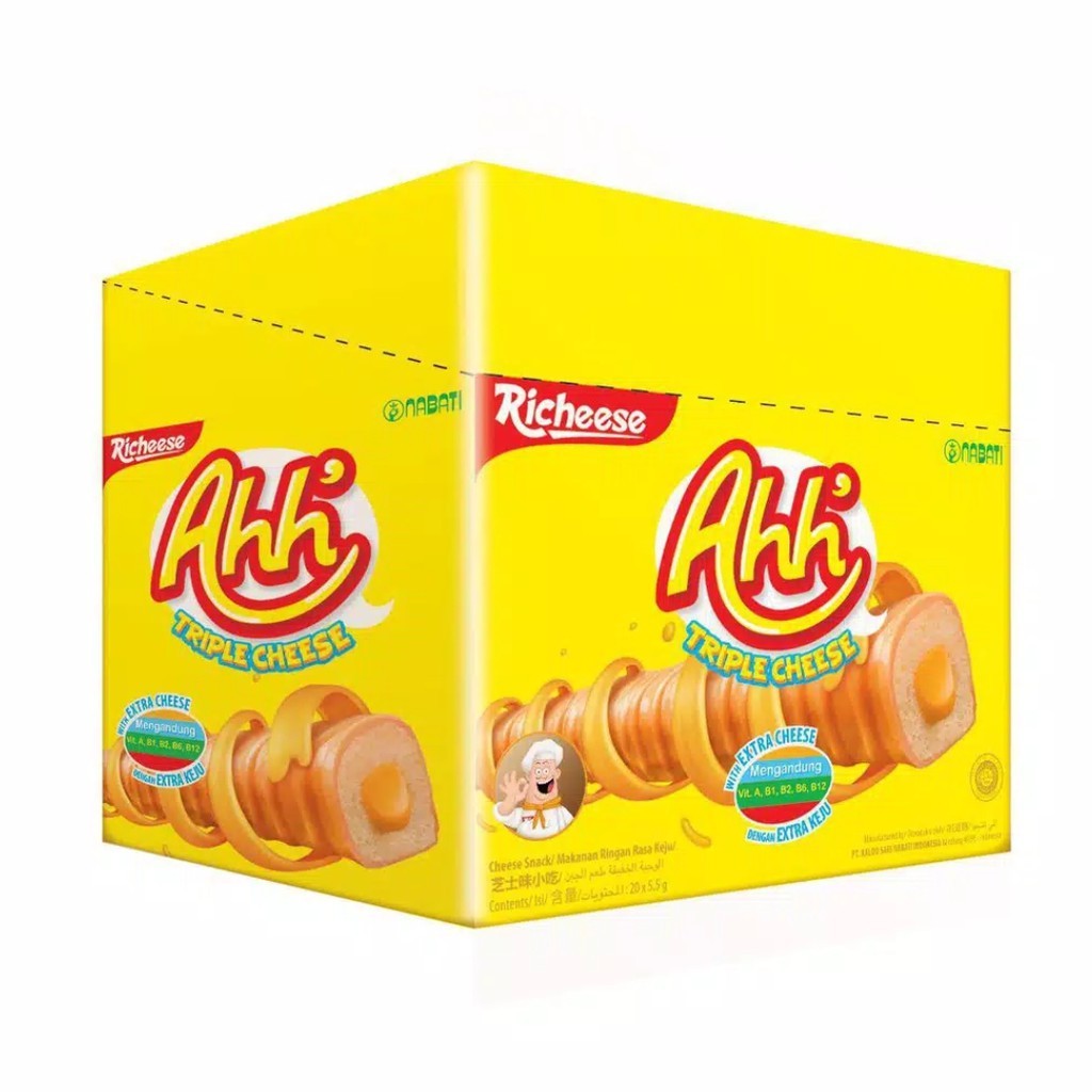 

Richeese Nabati Ahh isi 20 x 4 gr