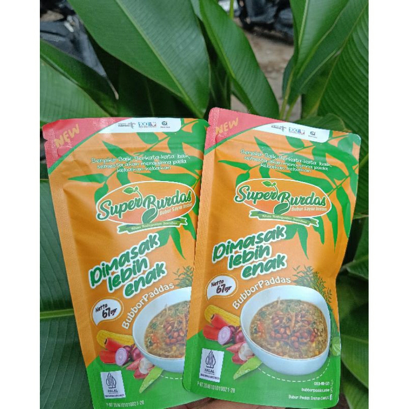 

SuperBurdas Bubur Sayur Instan Bubbor Paddas dan Bumbu Instan