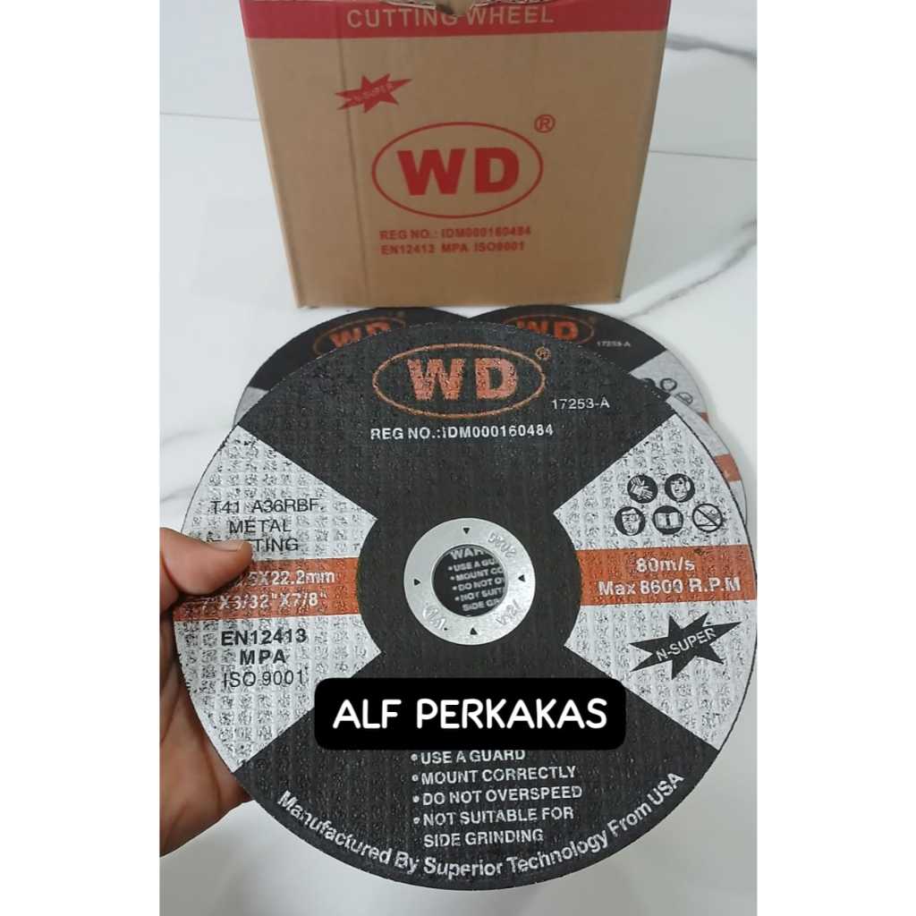 WD Cutting Wheel 7 Inch / WD Batu Potong 7 x 2.5 MM