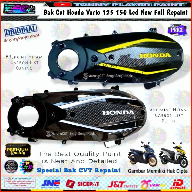 Bak Cvt Full Repaint Motif List Carbon Honda Vario 125 150 Led All New