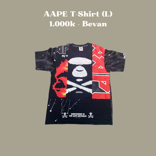 AAPE T-Shirt Size L - Bevan