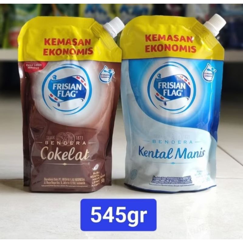 

Frisian Flagh 545gr Pouch Cokelat dan Original