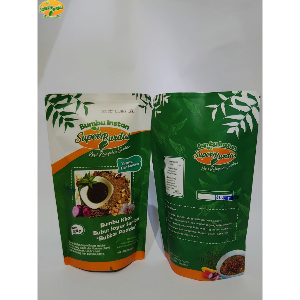 

SuperBurdas Paket Bumbu Instan Bubbor Paddas