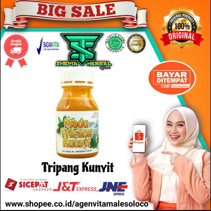 MADU TRIPANG KUNYIT ASLI RAMUAN UNTUK MAAG ASAM LAMBUNG DAN GERD ORIGINAL - MADU TRIPANG