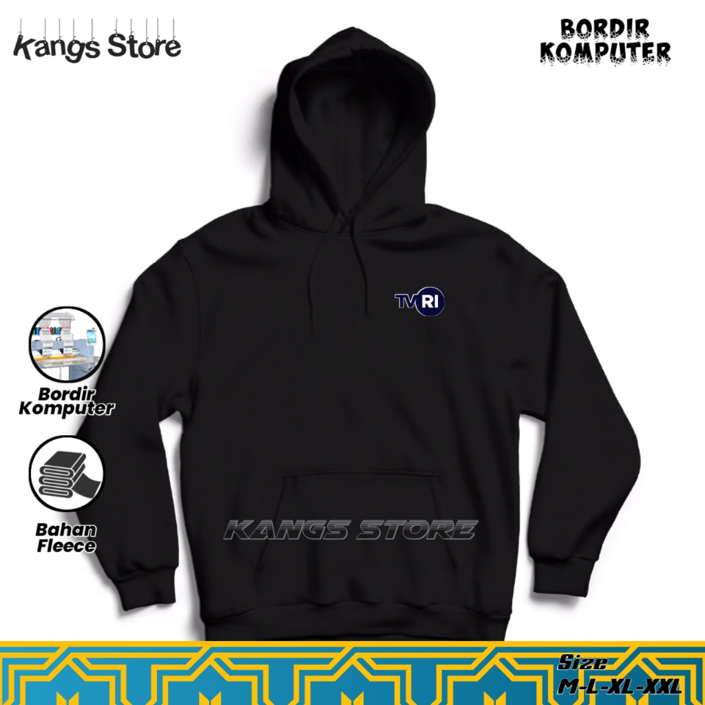 Hoodie TVRI Bordir Hoodie Bordir TVRI Custom