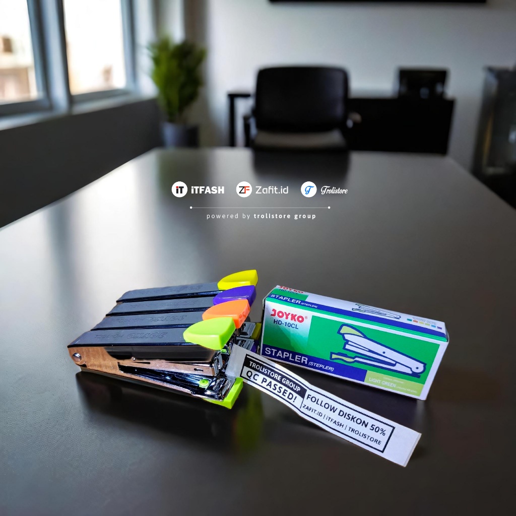 

TROLISTORE PEKALONGAN Z894 JOYKO STAPLER ALAT STAPLES ISI NO 10 KECIL HD-10CL TROLISTORE ATK ALAT TULIS KANTOR SEKOLAH KEDUNGWUNI PEKALONGAN JAWA TENGAH