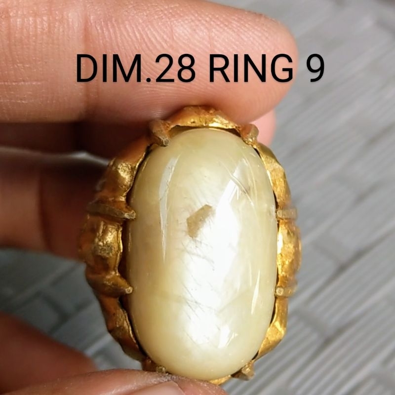 NATURAL CINCIN BATU YAKUT CEMPAKA YELLOW SAFIR SAPHIRE SAPPHIRE