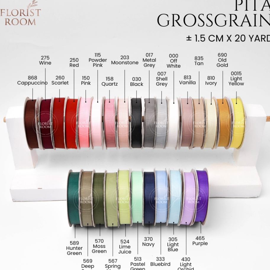 

COBAIN YUK Grossgrain 15cm x 2 Yard Ribbon