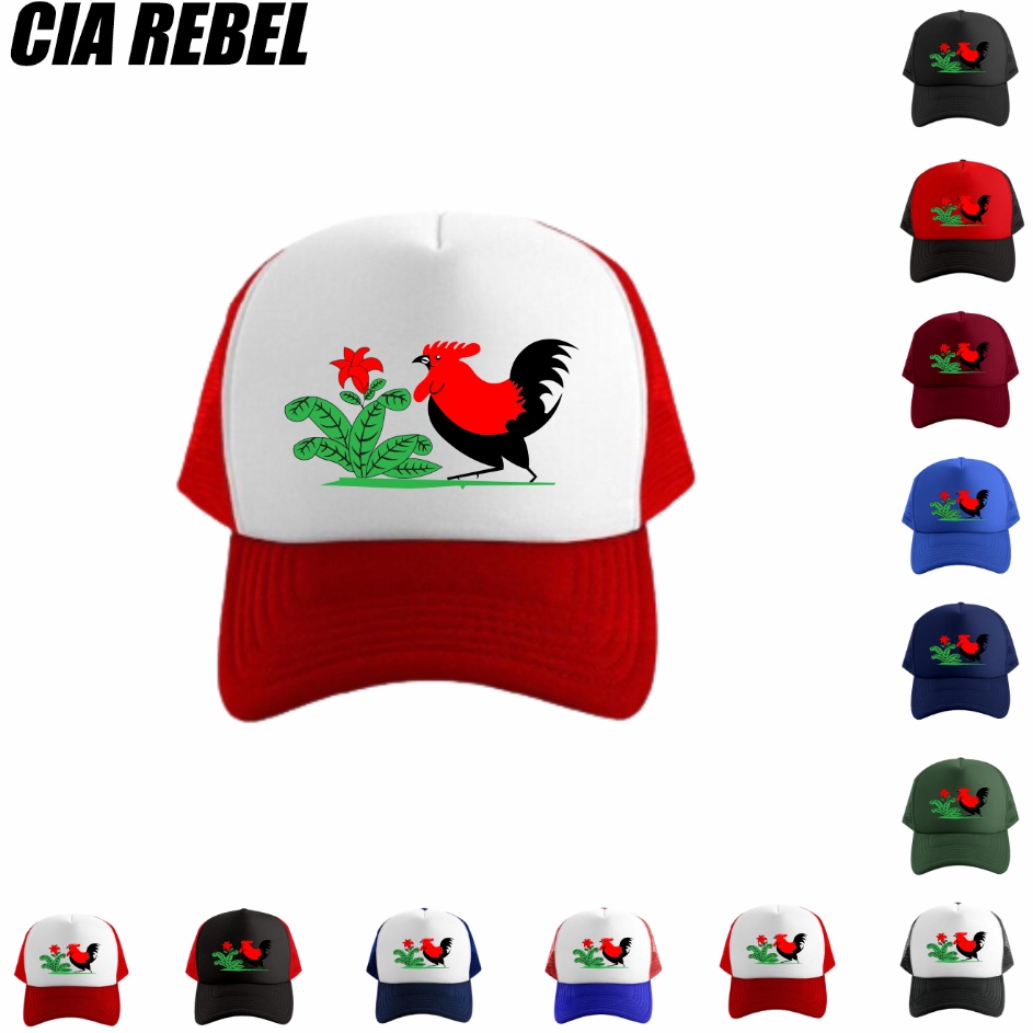 Dapatkan Koin  Topi Jaring Trucker Logo Ayam Jago