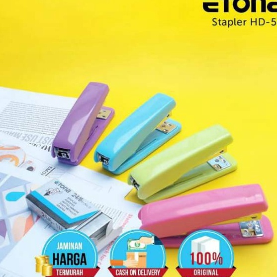 

HATI HATI BARANG Stapler Etona HD 5 Stapler Besar Isi no3 ISI 1 bar