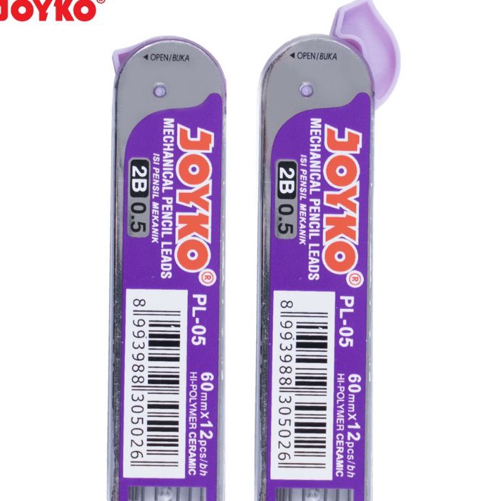 

SPESIAL DISKON Isi Pensil Mekanik 2B PL5 5mm 1pak12tube