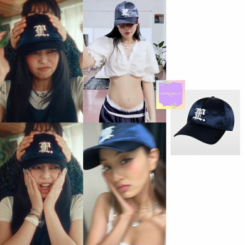 (PO) OFFICIAL SALE LMC Gothic Satin 6Panel Cap worn by BLACKPINK JENNIE TWICE JIHYO