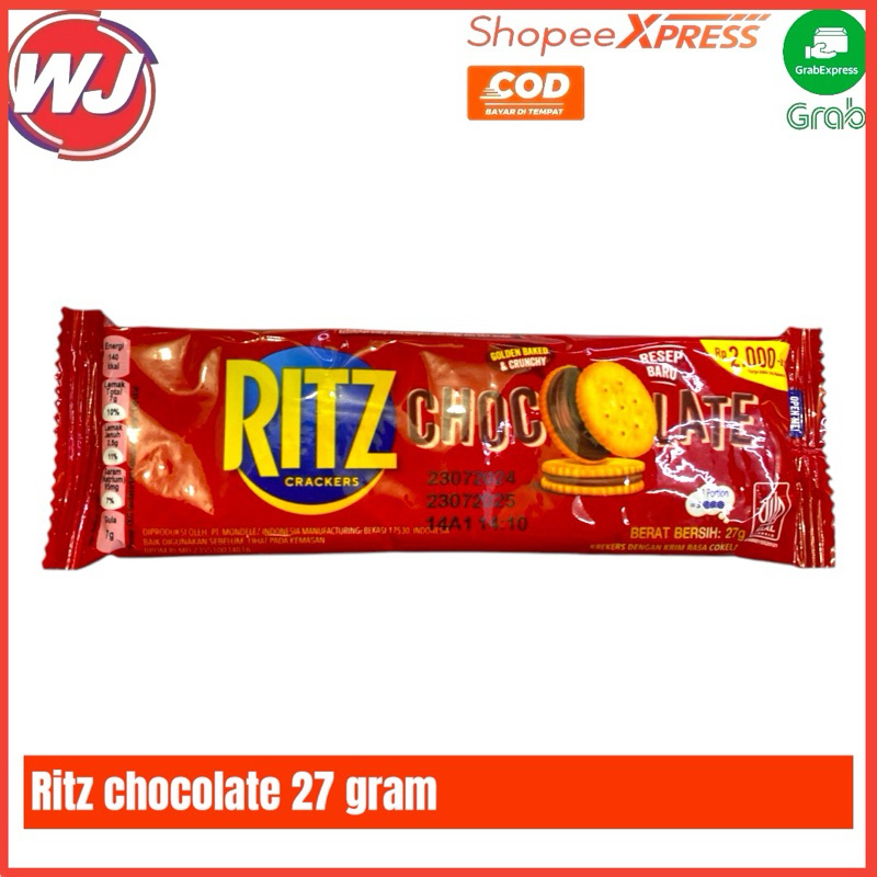 

RITZ SACHET CHOCOLATE 27 GRAM