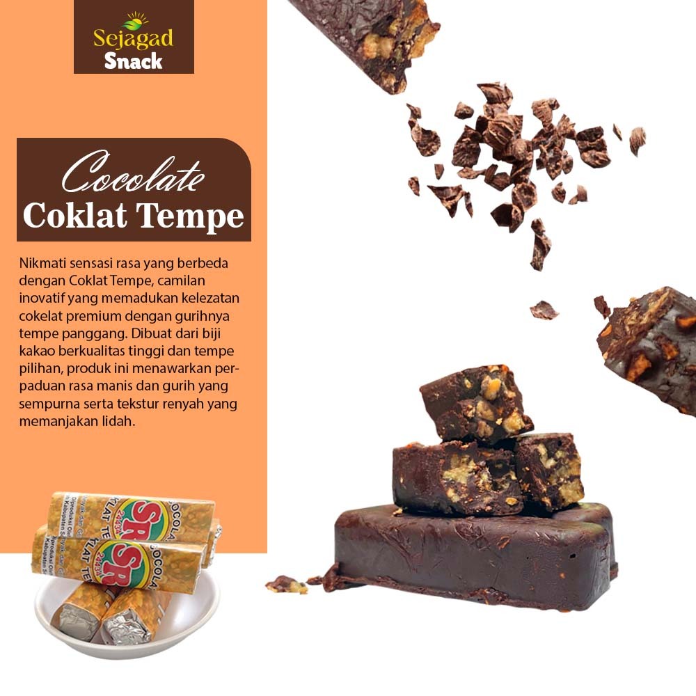 

Sejagad Coklat Tempe Manis Gurih Cokelat Tempe Murah Tempe Coklat 10gr
