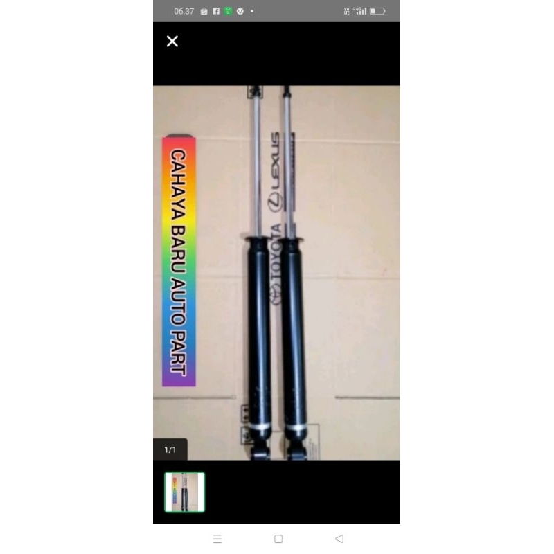 shock breaker Agya belakang