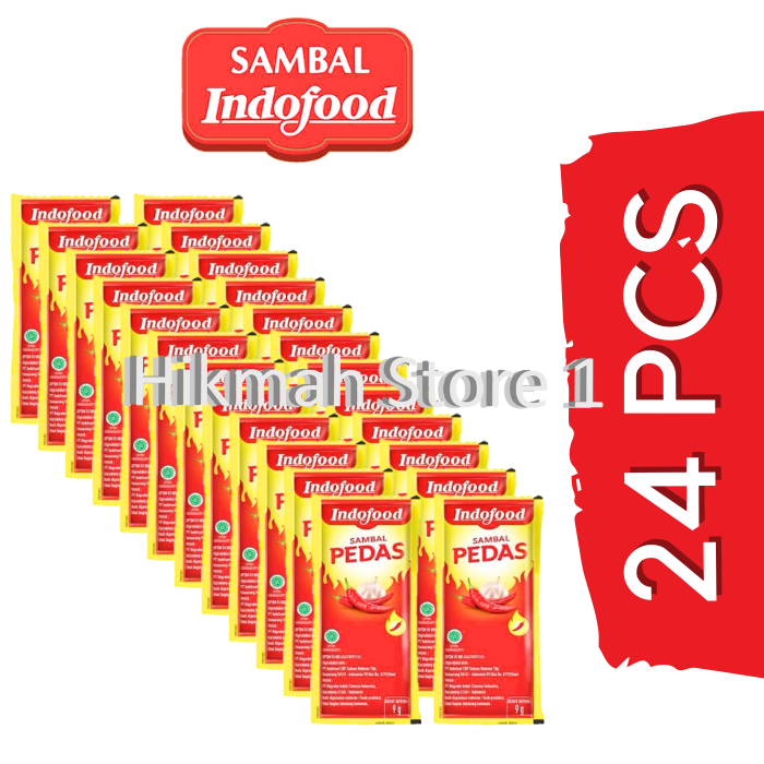 

Indofood Saus Pedas dan Tomat Sachet 9 g (isi 24 pcs)