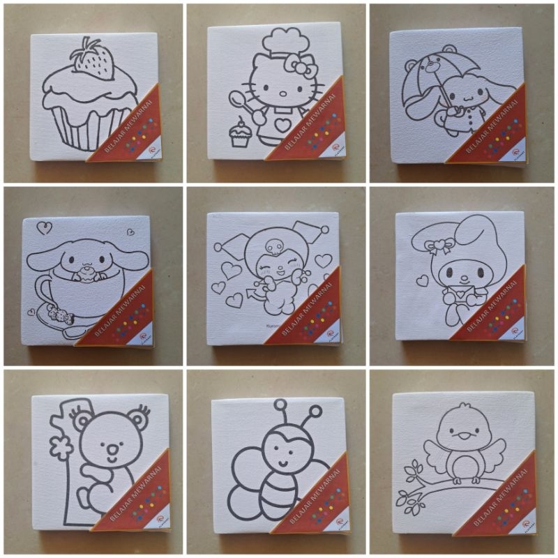 

MAINAN ANAK KANVAS LUKIS ANAK 15X15 TANPA CAT