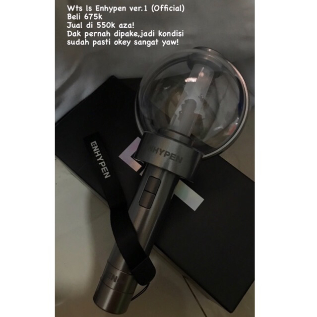 Lightstick Enhypen ver 1 OFFICIAL (preloved) BACA DESKRIPSI