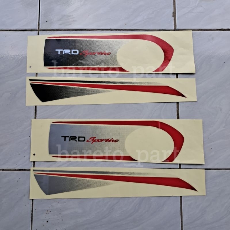 Stiker list ban serep rush dan terios / cover ban serep rush /stiker trd sportivo /stiker terios