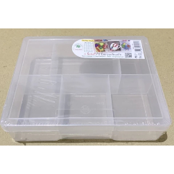 Kotak Plastik 6 Sekat BESAR / Kotak Perkakas 6 Sekat  K01