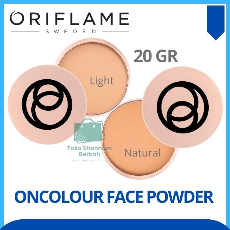 ONCOLOUR FACE POWDER BY ORIFLAME | BEDAK PADAT