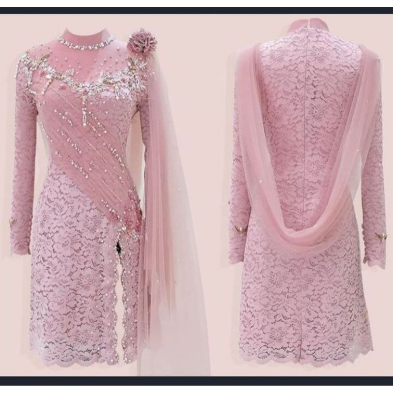 kebaya wisuda slayer pundak