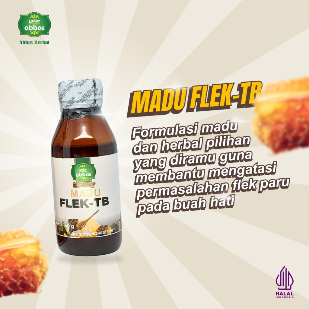 

Ay00! Madu Batuk TBC Flek TB Paru Paru Abbas 150 gr