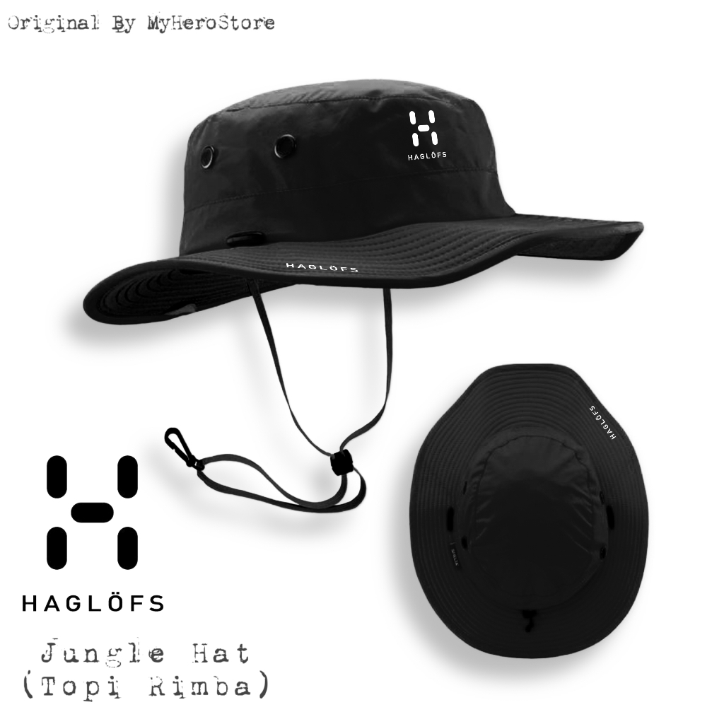 HAGLOFS //  // TOPI RIMBA // OUTDOOR CAPS // HIKING ADVENTURE CAPS // TOPI RIMBA + STOPPER II ALL SI