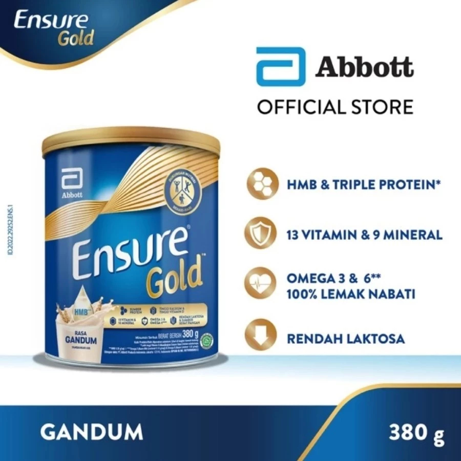 

[YBN] Ensure Gold Gandum 380g (Ed: 11.2024)