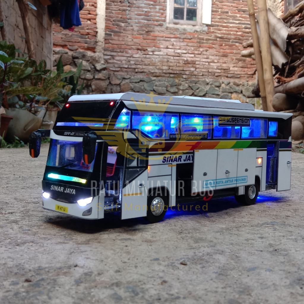 Miniatur Bus Hd Prime Sinjay | Miniatur Bis Full Interior | Miniatur Bus Mini | Miniatur Bus Triplek