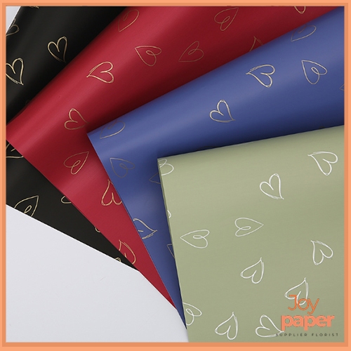 

Kertas Buket Bunga Love Kertas Cellophane Kertas Bunga Buket Motif Love Garis KB6130