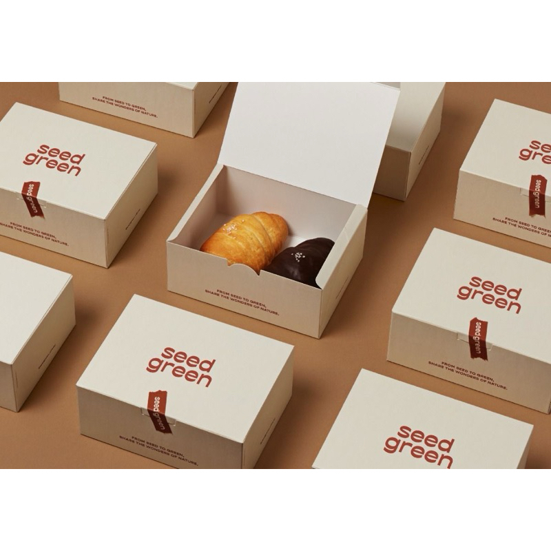 

box packaging custom - f&b / dessert / food beverages (chat admin)