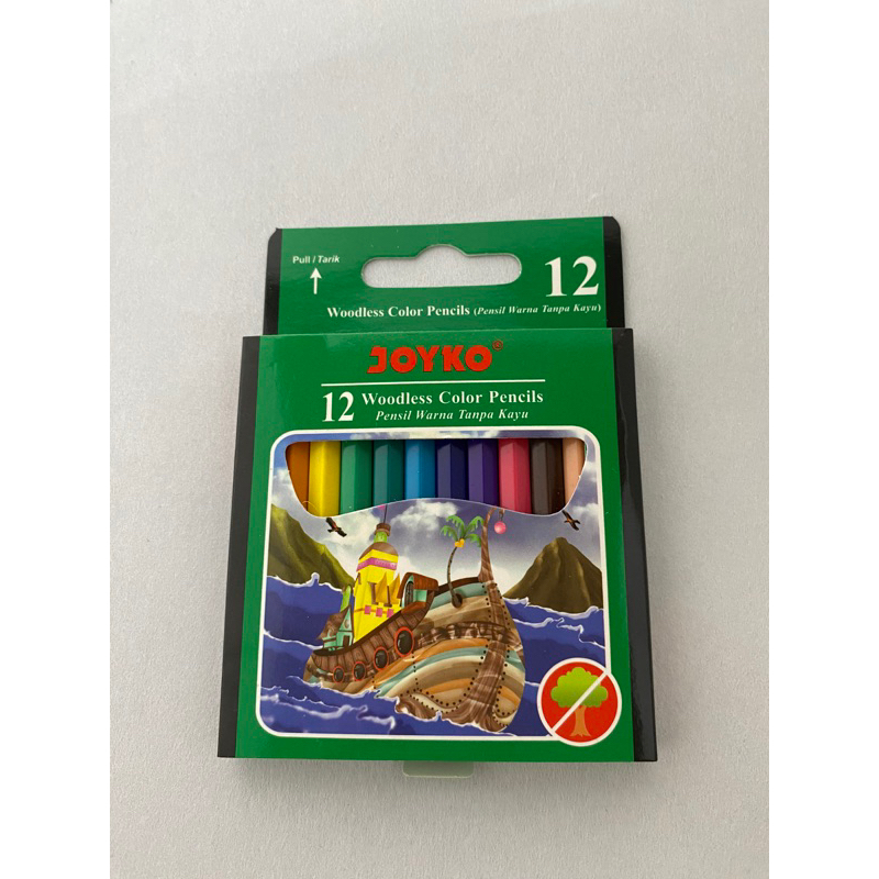 

Pensil warna kayu JOYKO isi 12