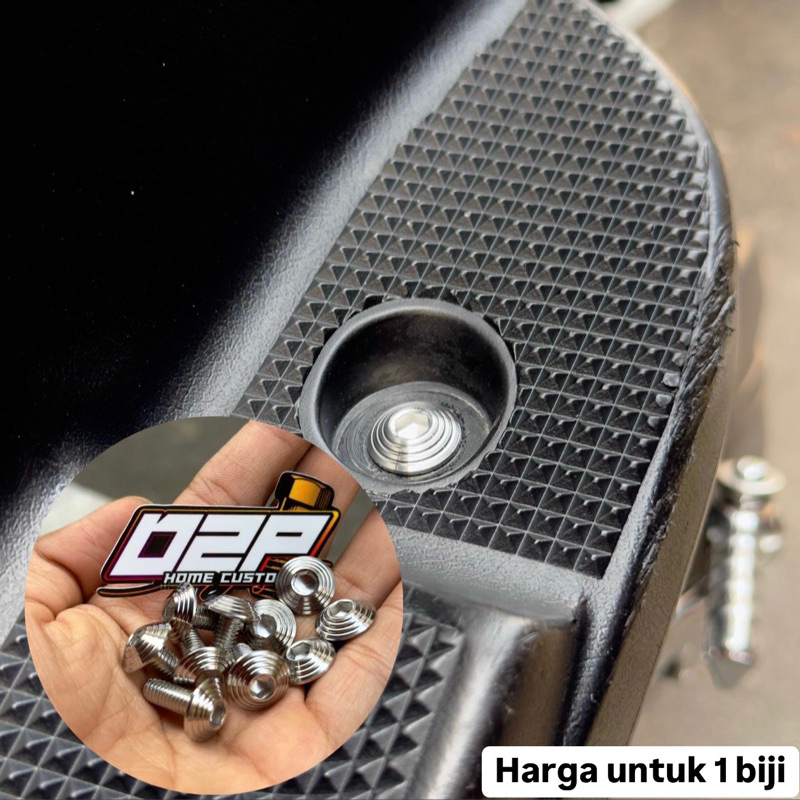 Baut dek injekan matic custom spiral piramid handmade Per biji