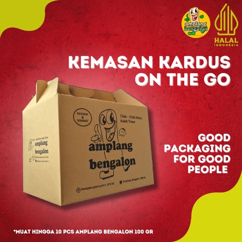 Kardus Oleh-Oleh Amplang Bengalon