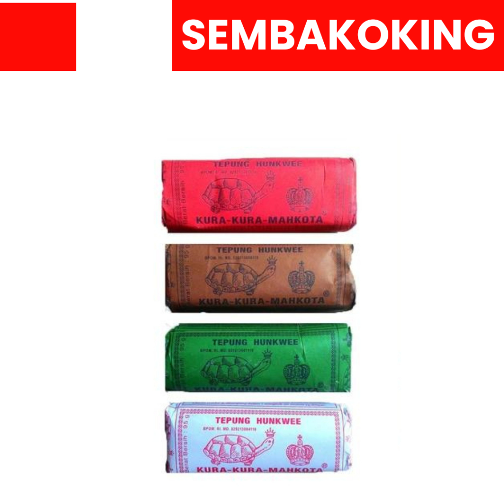 

TEPUNG HUNKWE/HUNGKWE HUNG KWE KURA KURA MAHKOTA 95GR