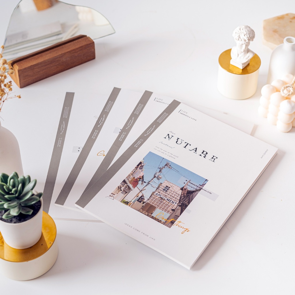 

ARAMI Buku Tulis Agenda Slim Cover Note Book Catatan Penting Bergambar w/ Japanese Design