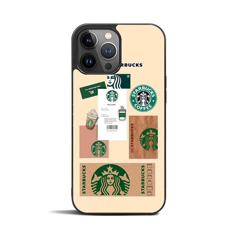 CASING iPhone 5 6 7 8 SE X XR XS 11 12 13 14 15 16 Pro Max Mini Plus CASE Starbuck Wallpaper