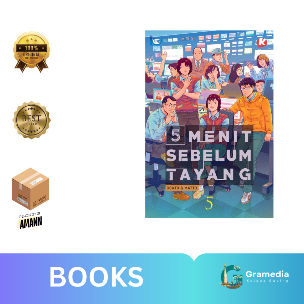 Gramedia MKG - Komik 5 Menit Sebelum Tayang Vol. 5 (OCKTO BARIMBING MATTO HAQ)