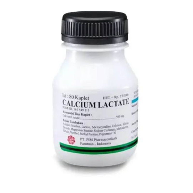 Calcium Lactate Pim Memperkuat Tulang Otot